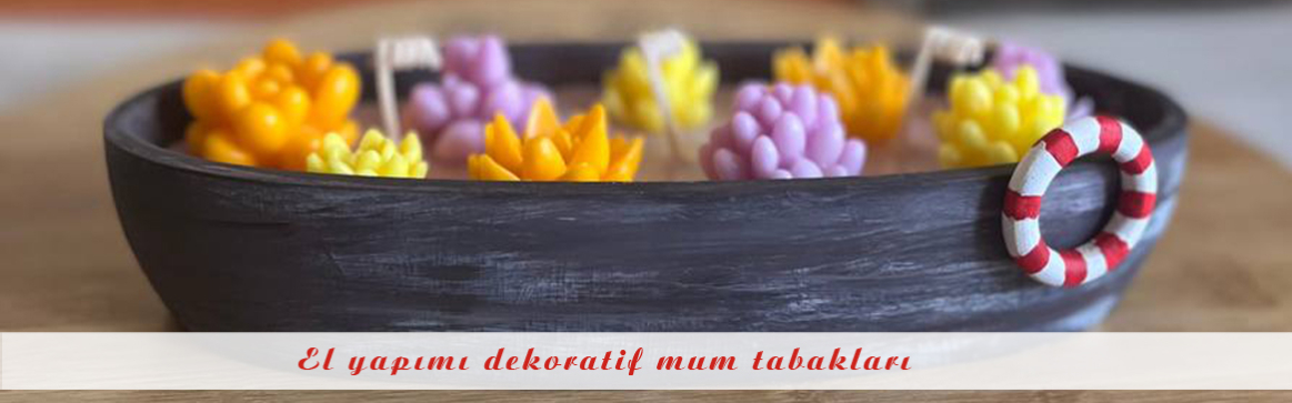 El Yapımı Mum Tabakları